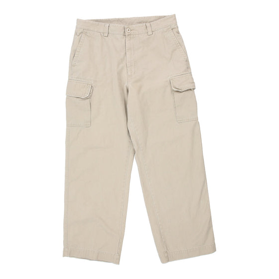 Vintage beige Nautica Cargo Trousers - mens 34" waist