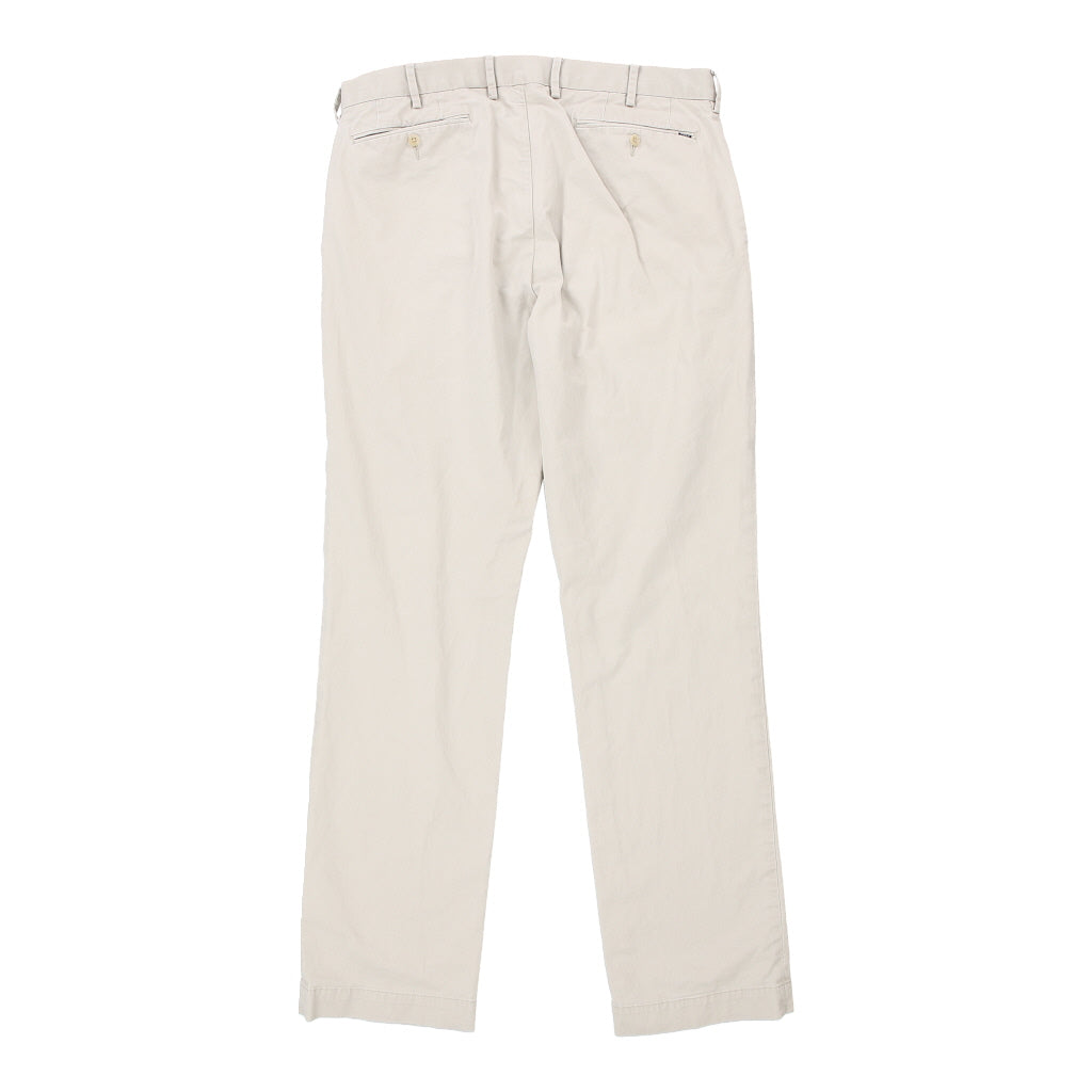 Polo Ralph Lauren Chinos - 36W 35L Cream Cotton Blend – Thrifted.com