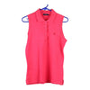 Vintage pink Conte Of Florence Polo Top - womens large