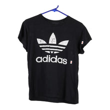  Vintage black Bootleg Adidas T-Shirt - womens medium