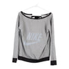 Vintage grey Bootleg Nike Long Sleeve Top - womens large