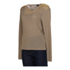 Vintage beige Gianfranco Ferre Jumper - womens x-large