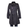 Vintage black Moncler Trench Coat - womens medium