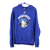 Vintageblue Pinetree Adidas Hoodie - mens small