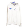 Vintage white Champion Hoodie - mens large