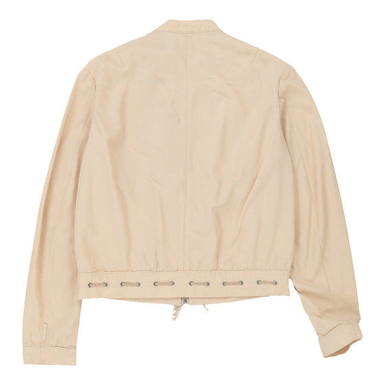 Gianfranco Ferre Jeans Jacket - Small Beige Nylon