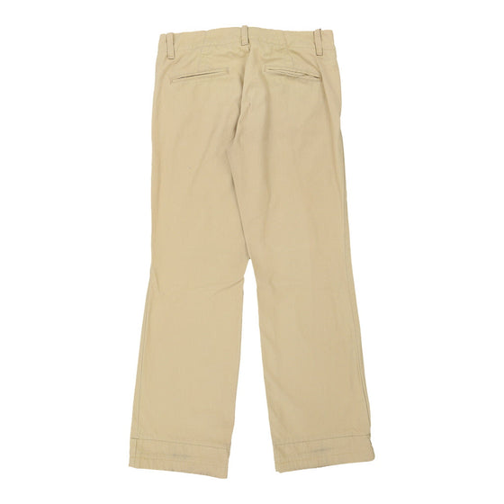 Diesel Trousers - 31W UK 10 Beige Cotton