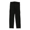 Just Cavalli Trousers - 34W UK 12 Black Cotton