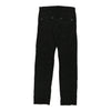 Just Cavalli Trousers - 34W UK 12 Black Cotton