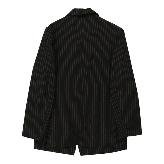 Dolce & Gabbana Striped Blazer - Small Black Cotton Blend