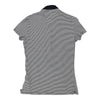 Costume National Striped Polo Shirt - Medium Grey Cotton