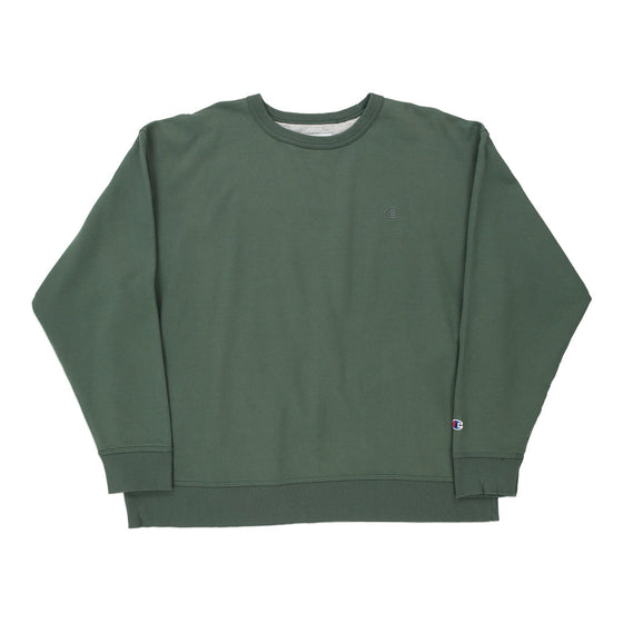 Vintage green Champion Sweatshirt - mens xx-large