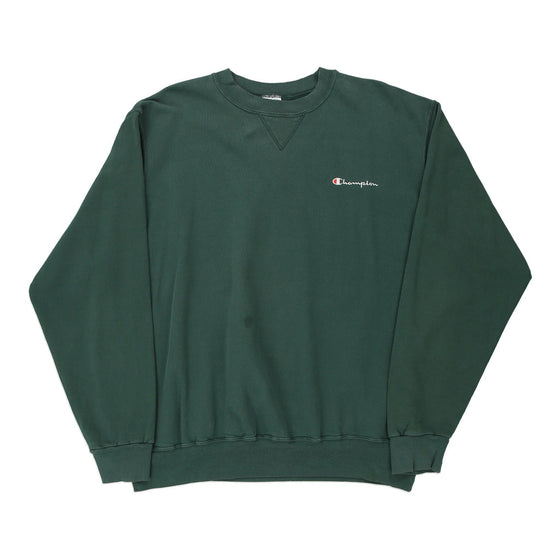 Vintage green Reverse Weave Champion Sweatshirt - mens xx-large