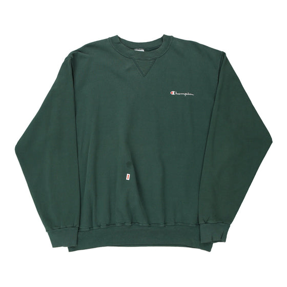 Vintage green Reverse Weave Champion Sweatshirt - mens xx-large