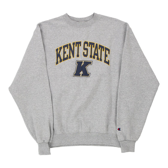 Vintage grey Kent StAte Champion Sweatshirt - mens medium