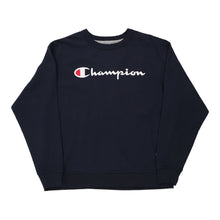  Vintage navy Champion Sweatshirt - mens x-large