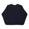 Vintage navy Champion Sweatshirt - mens x-large