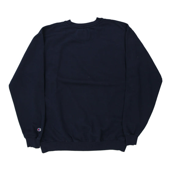 Vintage navy Champion Sweatshirt - mens x-large