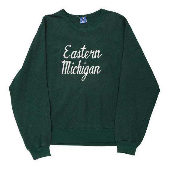 Vintage green Made in USA Eastern Michigan Champion Sweatshirt - womens large