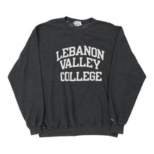  Vintage grey Lebanon Valley College Champion Sweatshirt - mens large