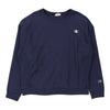 Vintage navy Reverse Weave Champion Sweatshirt - mens large