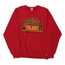  Vintage red Lassiter Trojans Russell Athletic Sweatshirt - mens x-large