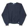 Vintage navy Russell Athletic Sweatshirt - mens medium