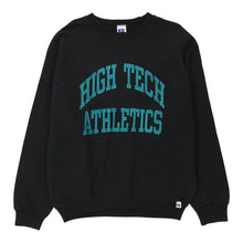  Vintage black High Tech Athletics Russell Athletic Sweatshirt - mens medium