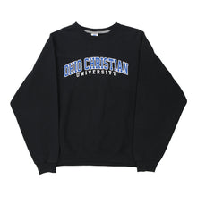  Vintage black Ohio Christian University Russell Athletic Sweatshirt - mens large