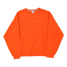  Vintage orange Russell Athletic Sweatshirt - mens medium