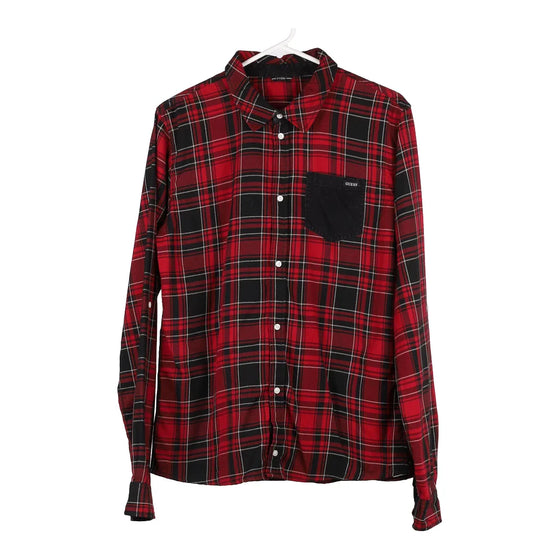 Vintage red Guess Flannel Shirt - mens medium