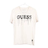 Pre-Loved white Guess T-Shirt - mens large