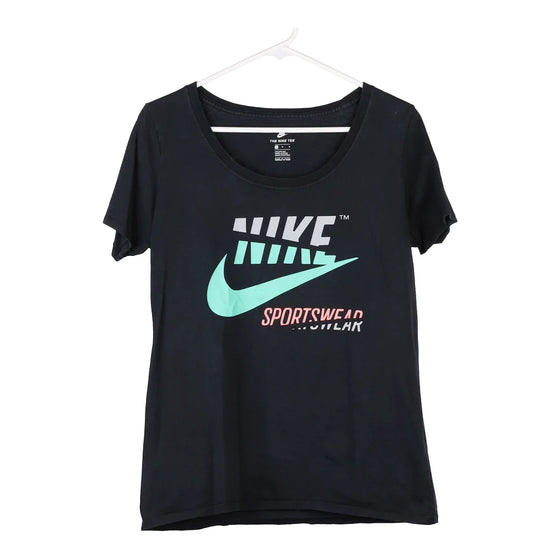 Pre-Loved black Nike T-Shirt - womens medium