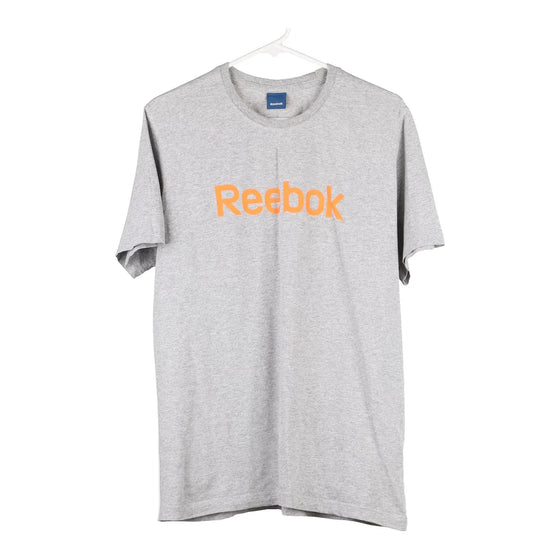 Vintage grey Reebok T-Shirt - mens medium