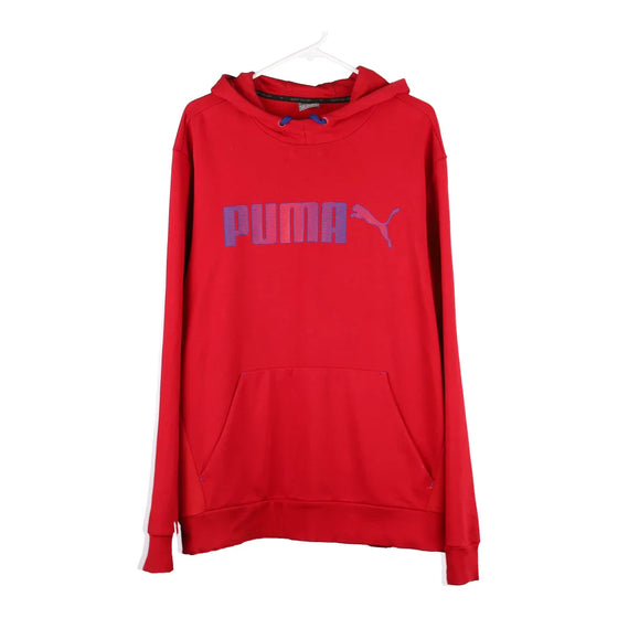 Vintage red Puma Hoodie - mens x-large