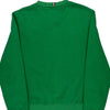 Tommy Hilfiger Spellout Sweatshirt - Medium Green Cotton Blend