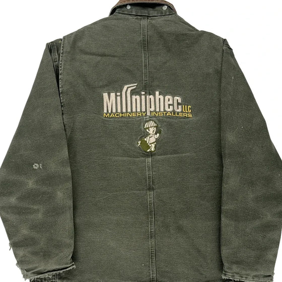 Millnipec Llc Machinery Installers Carhartt Oversized Jacket - Large Green Cotton