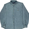 Ralph Lauren Denim Shirt - Large Blue Cotton