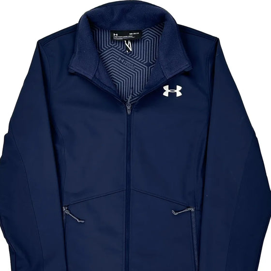 Athletic Under Armour Slim Fit Track Jacket - Medium Navy Polyester Blend