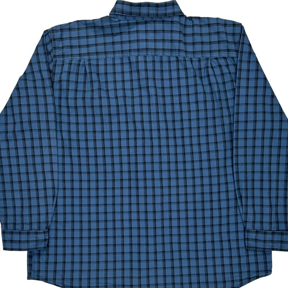 Carhartt Checked Shirt - 2XL Blue Cotton