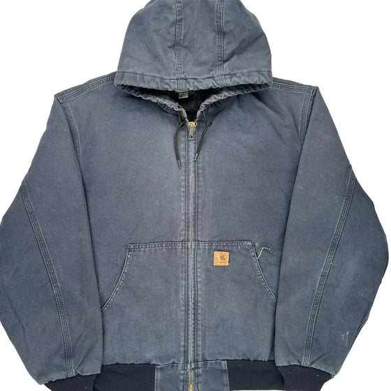 Carhartt Jacket - Large Blue Cotton Blend