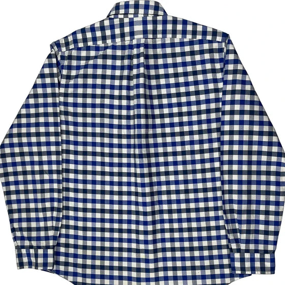 Ralph Lauren Checked Shirt - Large Blue Cotton