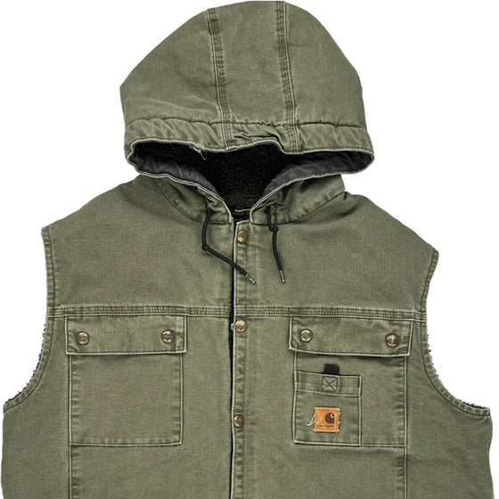 Carhartt Gilet - XL Green Cotton