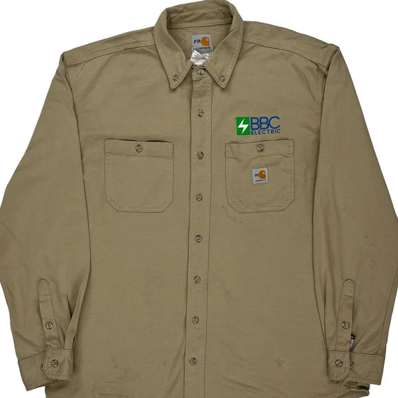 Bbc Electric Carhartt Shirt - Large Beige Cotton