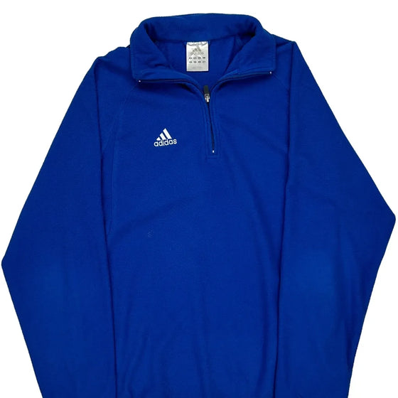 Adidas Fleece - Small Blue Polyester