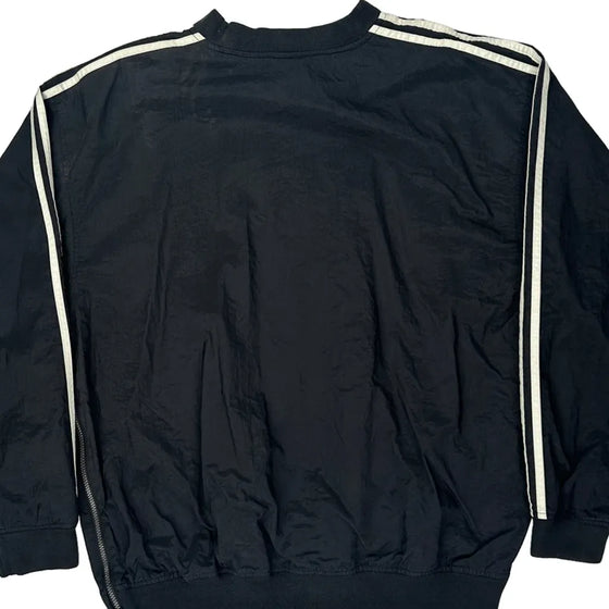 Adidas Logo Adidas Graphic Sweatshirt - Large Black Polyester