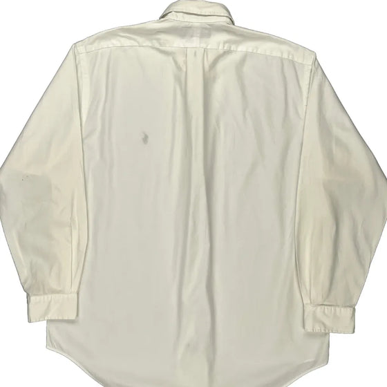 Ralph Lauren Collared Shirt - Large White Cotton