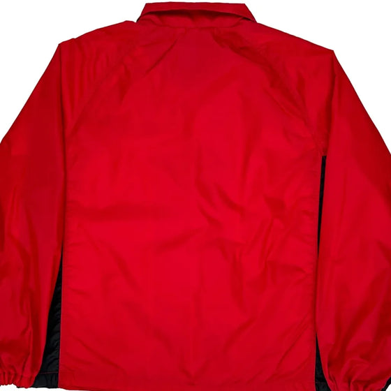 Nike Jacket - Large Red Polyester