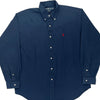 Blaire Ralph Lauren Shirt - Large Blue Cotton