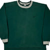 Nike Sweatshirt - Large Green Cotton